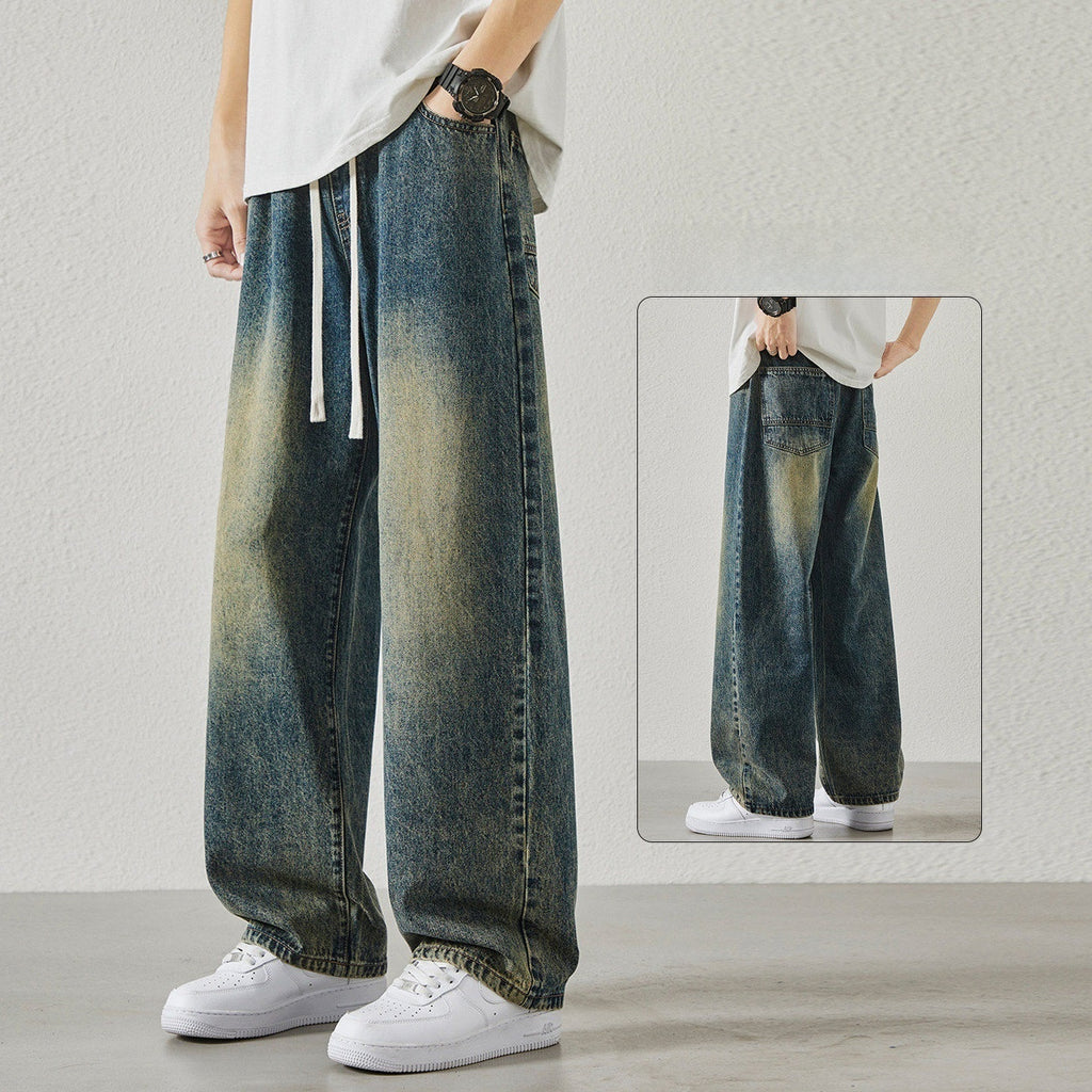Vintage Straight Leg Casual Pants