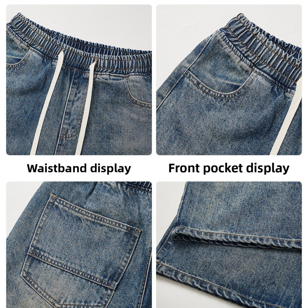 Vintage Straight Leg Casual Pants
