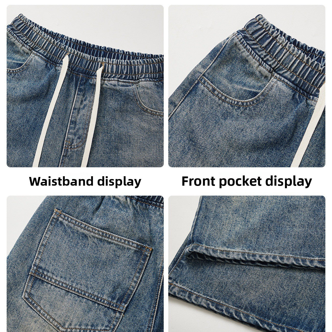 Vintage Straight Leg Casual Pants