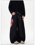Men's Retro Wide Leg Denim Pants