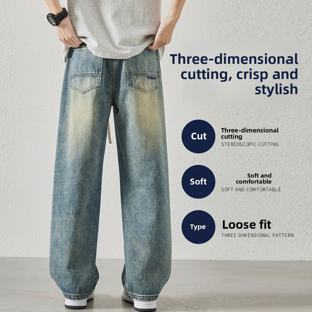 Vintage Straight Leg Casual Pants